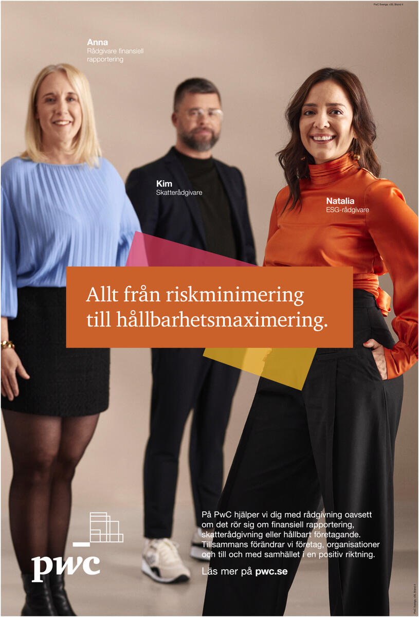 Allt från riskminimering till hållbarhetsmaximering. Allt från riskminimering till hållbarhetsmaximering.
